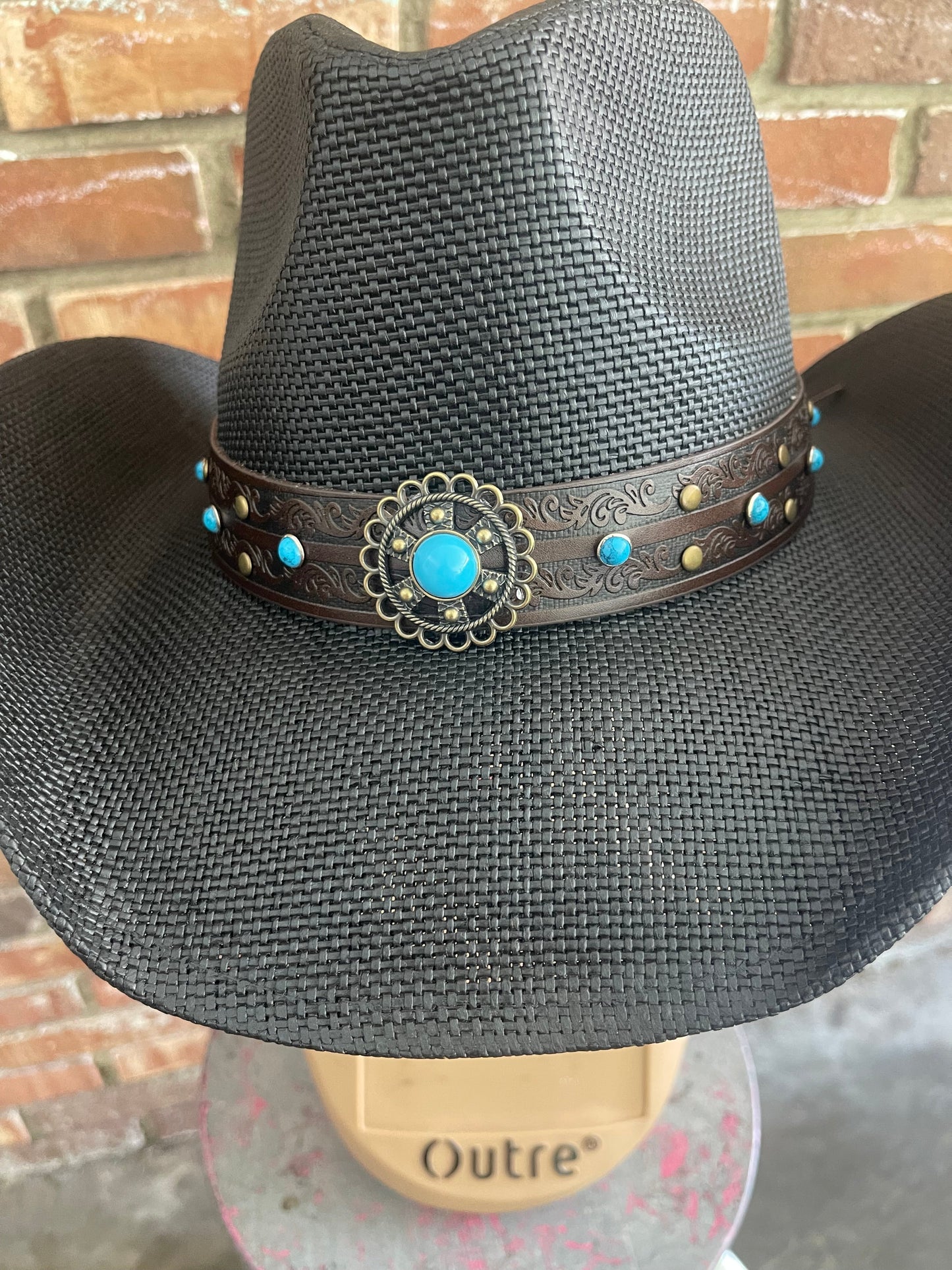 Turquoise Stone Cowboy Hat
