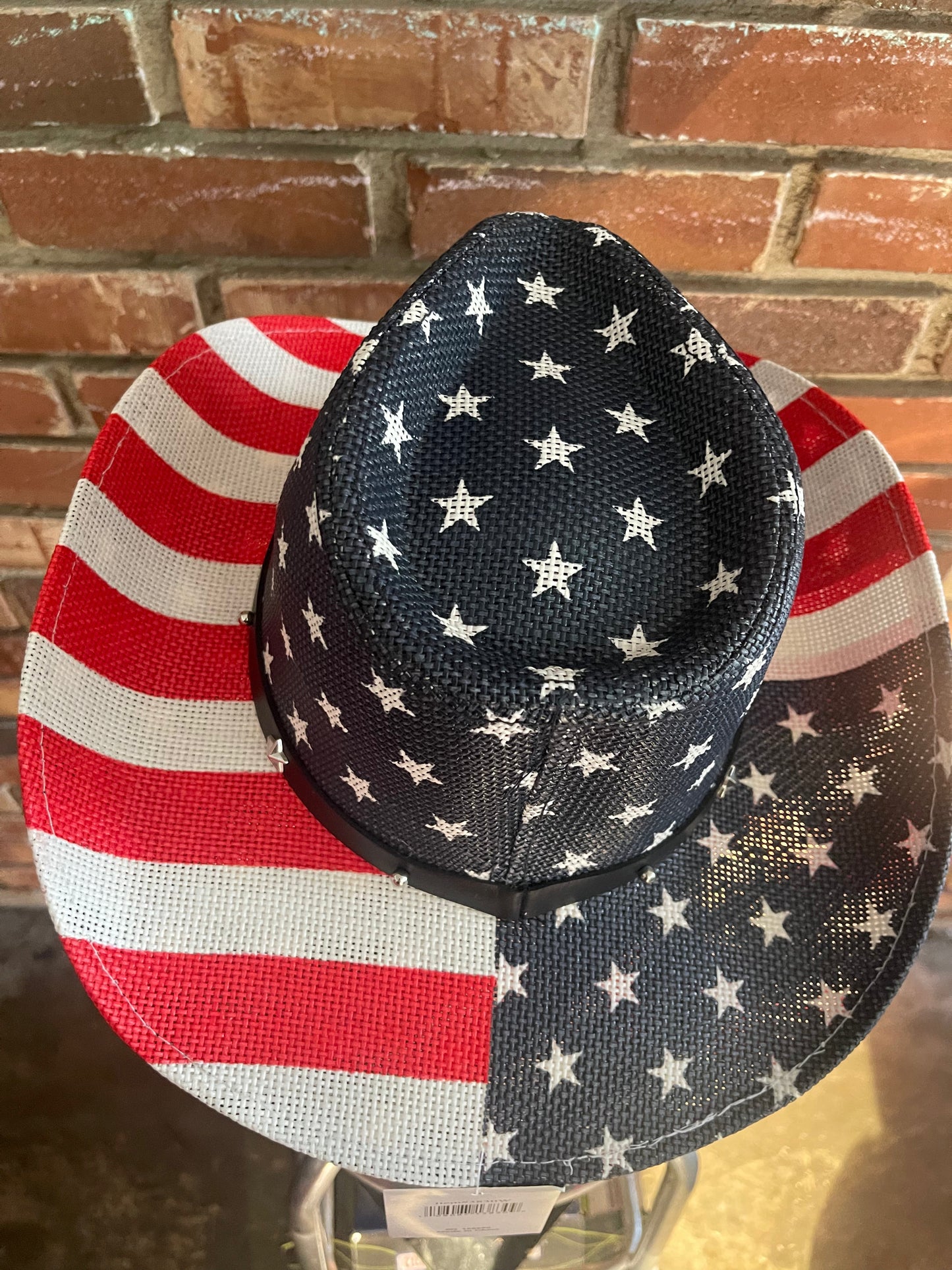 Red White and Blue Cowboy Hat