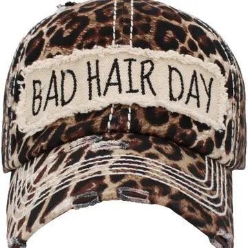 BAD HAIR DAY WASHED VINTAGE BALL CAP - Rosmarray Collections, LLC.