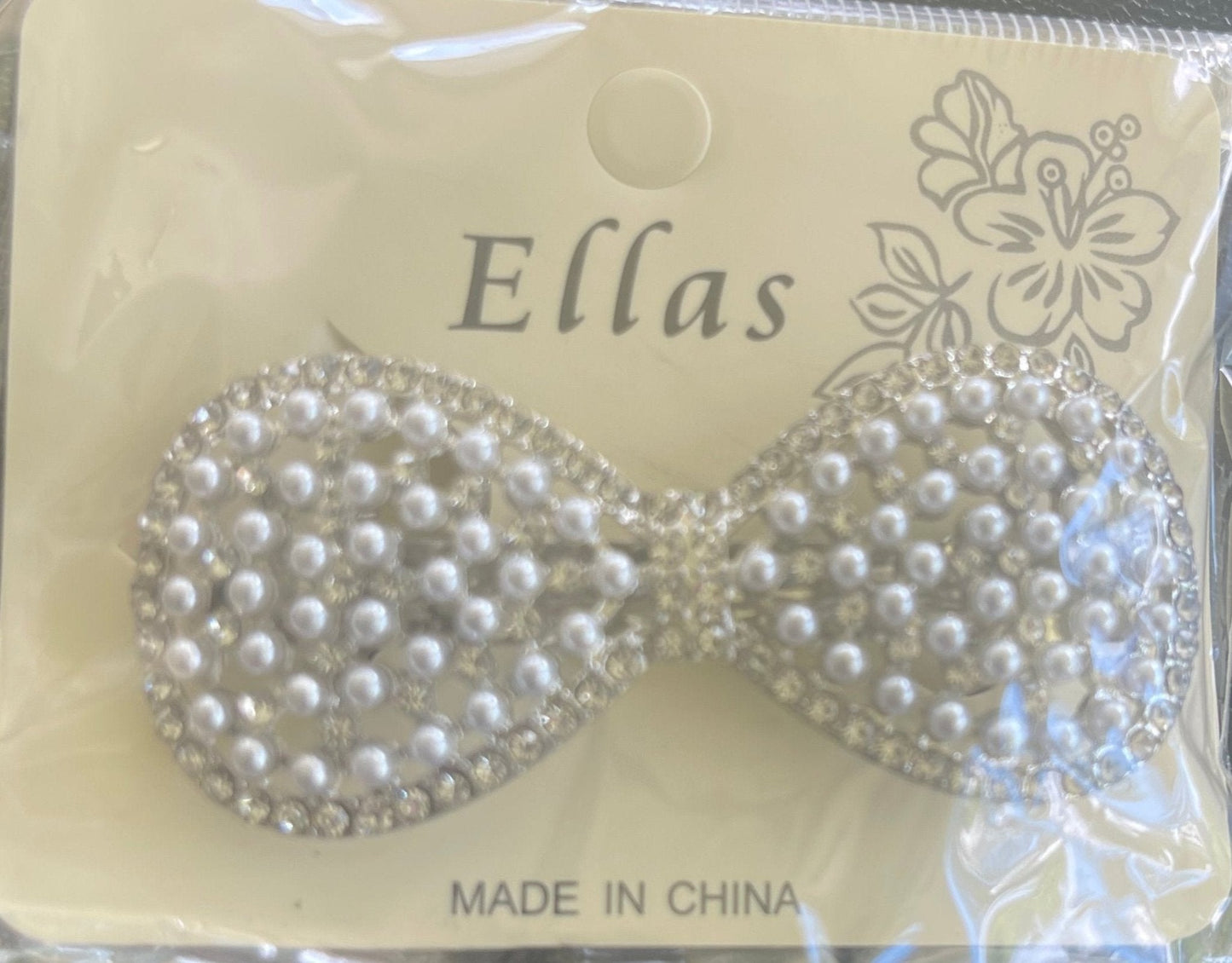 Beaded Rhinestone Hair Clip - Rosmarray Collections, LLC.