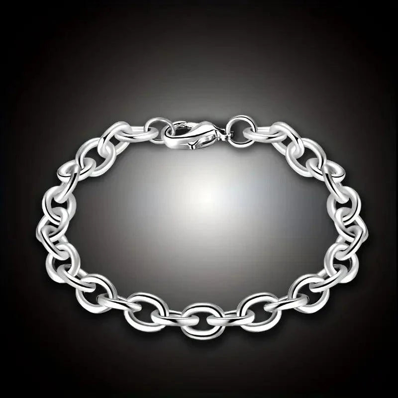 Stainless Steel Necklace/Bracelet Set - Rosmarray Collections, LLC.