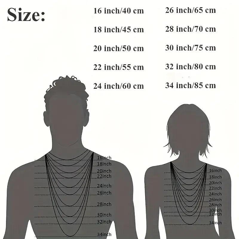Titanium Steel Necklace - Stylish Long Box Chain - Rosmarray Collections, LLC.