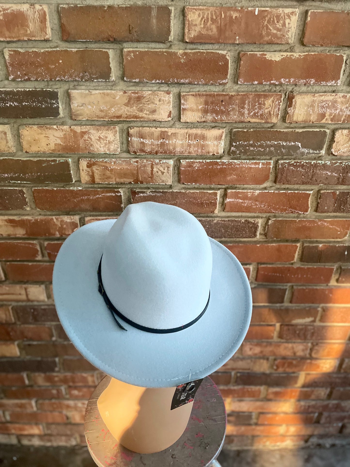 Red Botton Fedora Hat
