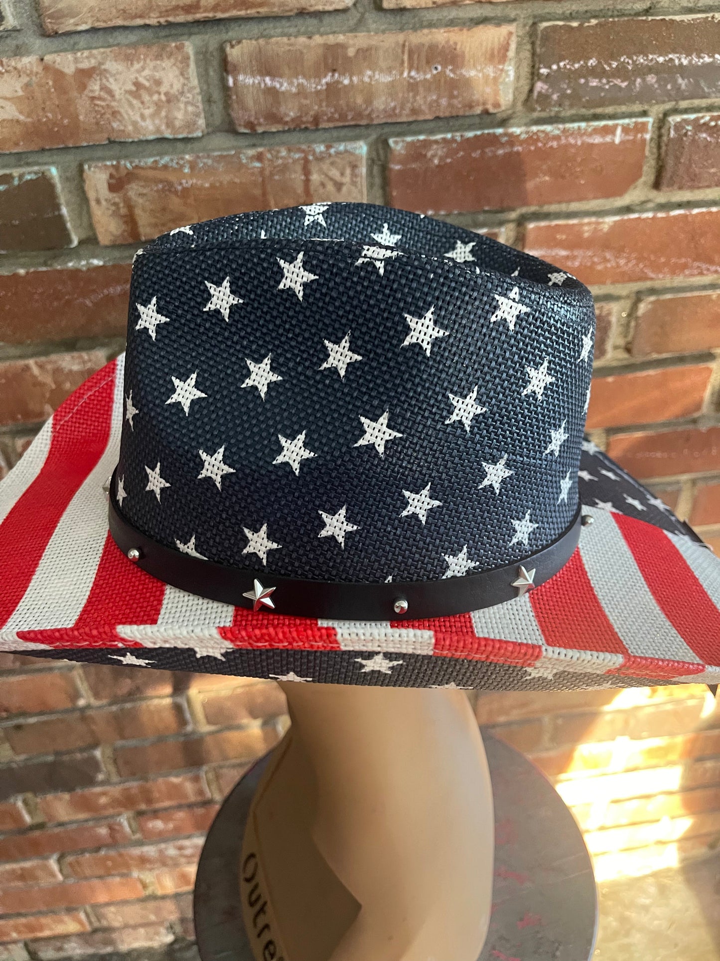 Red White and Blue Cowboy Hat
