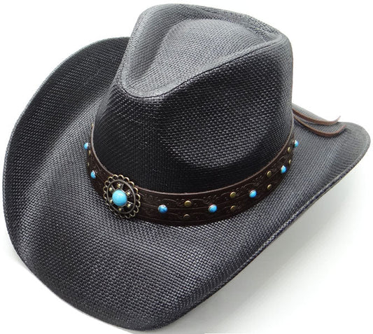 Turquoise Stone Cowboy Hat