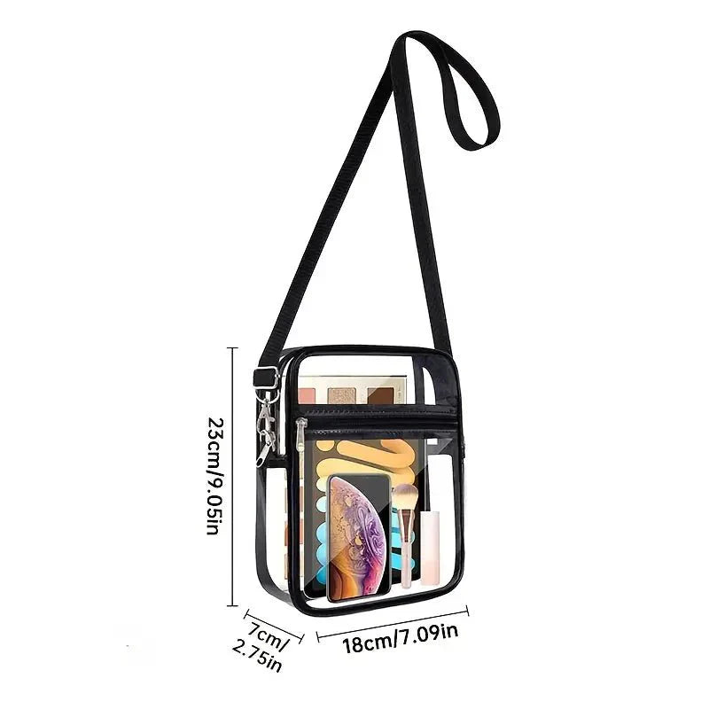 Clear Crossbody Purse Bag - Rosmarray Collections, LLC.