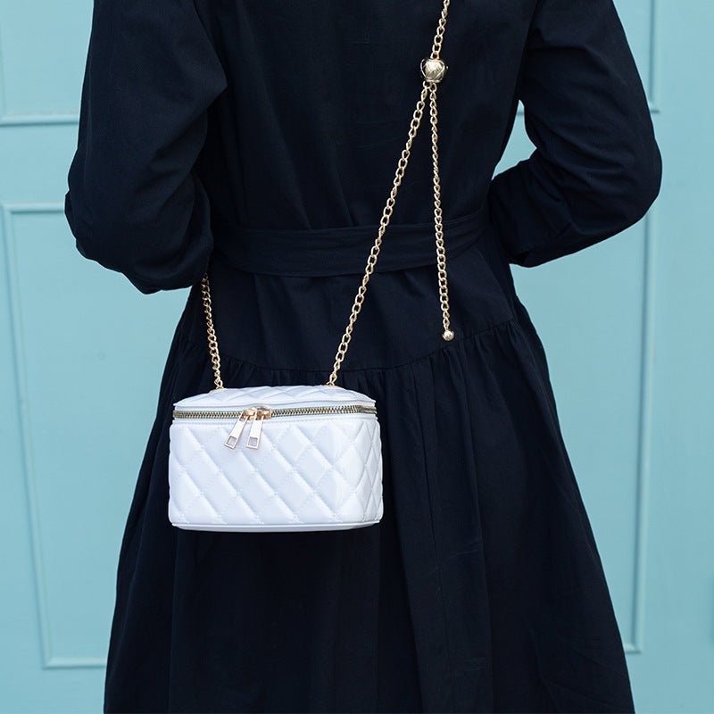 Diamond Pattern Bucket Bag - Rosmarray Collections, LLC.