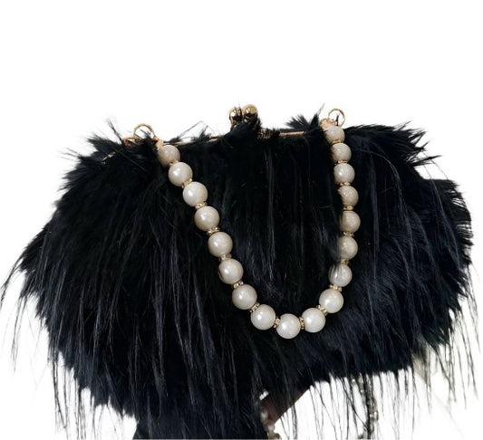 Faux Fur Handbag - Rosmarray Collections, LLC.