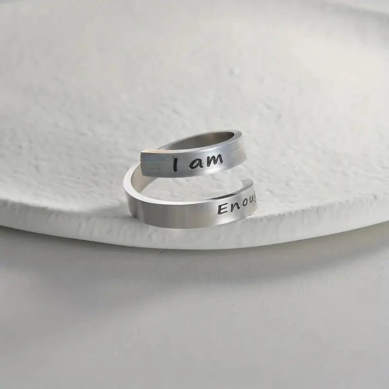 I Am Enough Mood Ring - Rosmarray Collections, LLC.