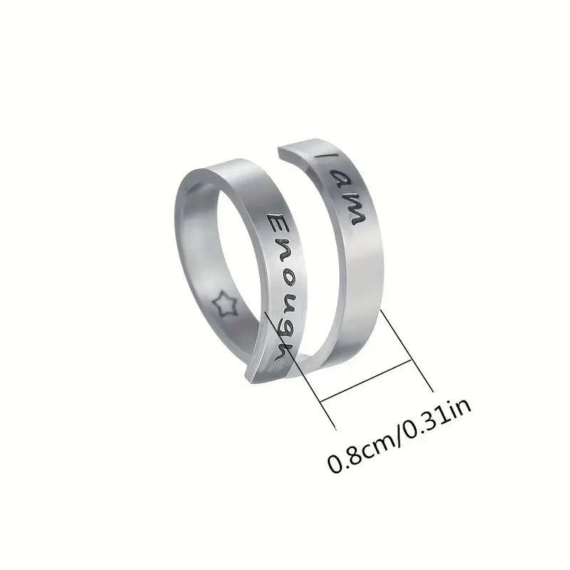 I Am Enough Mood Ring - Rosmarray Collections, LLC.