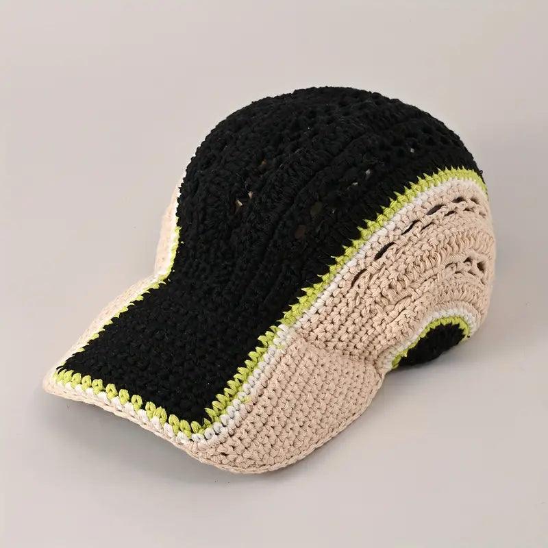 Knitted Baseball Cap - Rosmarray Collections, LLC.