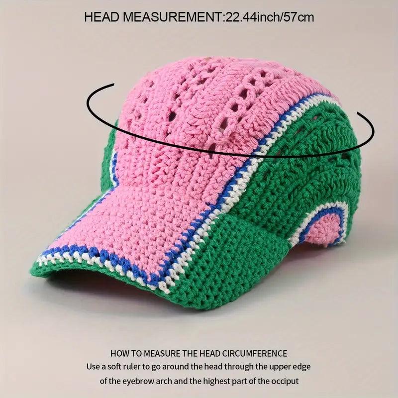 Knitted Baseball Cap - Rosmarray Collections, LLC.