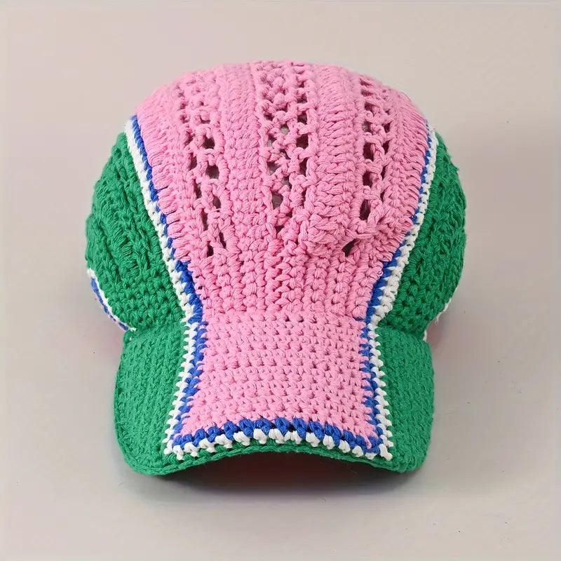 Knitted Baseball Cap - Rosmarray Collections, LLC.