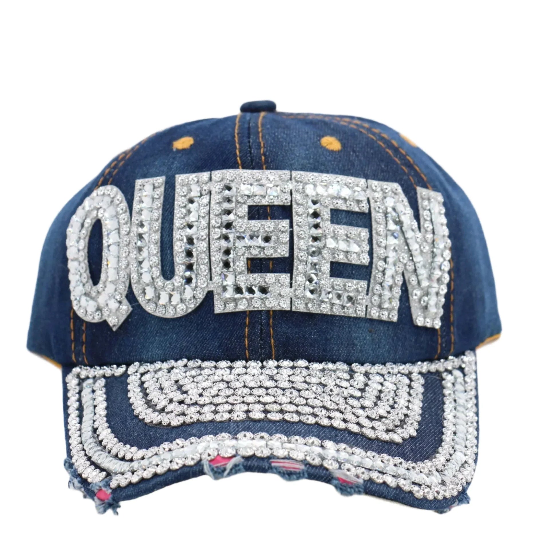 QUEEN Bling Baseball Cap - Rosmarray Collections, LLC.