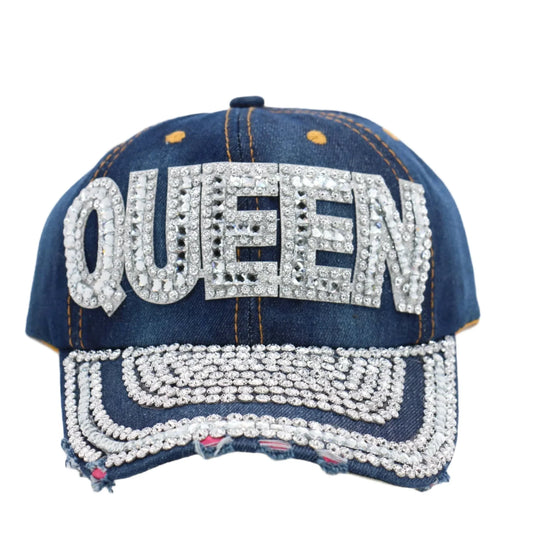 QUEEN Bling Baseball Cap - Rosmarray Collections, LLC.