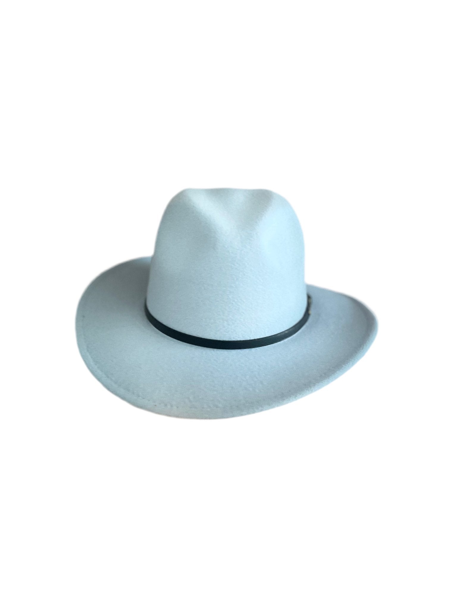 Red Botton Fedora Hat - Rosmarray Collections, LLC.