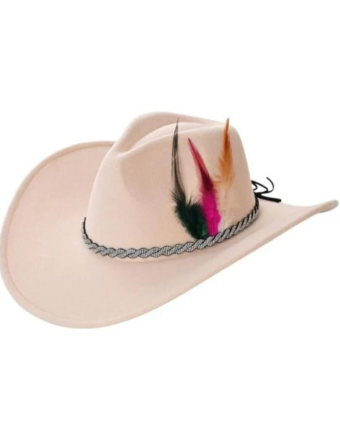 Rhinestone Twisted Band Fedora Hat - Rosmarray Collections, LLC.