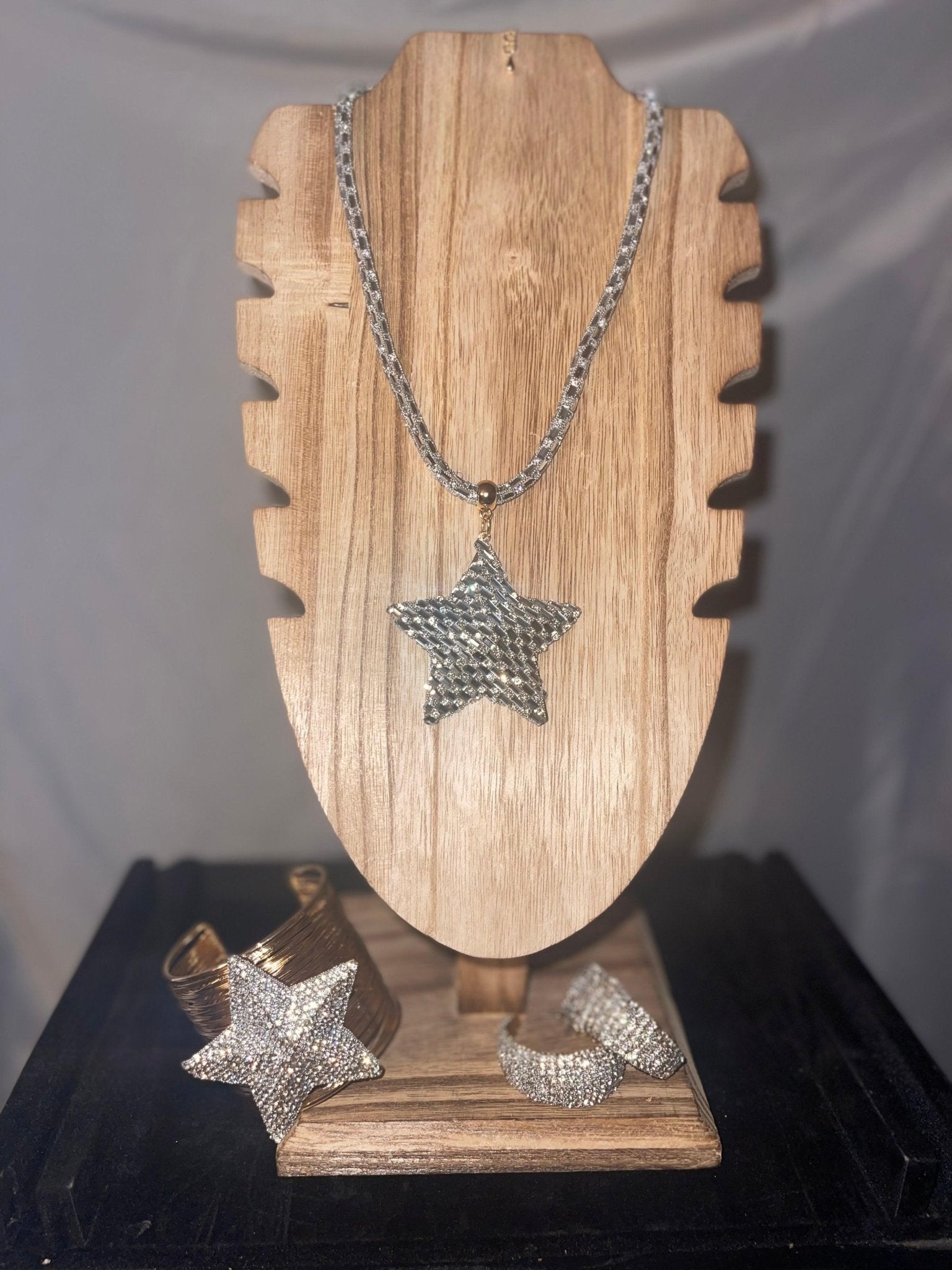 Shine Bright Necklace/Bracelet/Earrings Set - Rosmarray Collections, LLC.