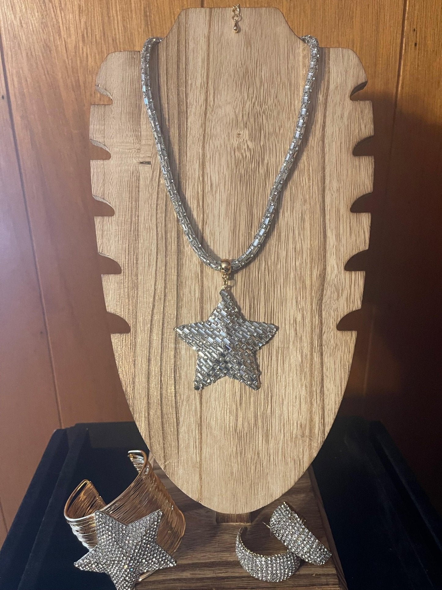 Shine Bright Necklace/Bracelet/Earrings Set - Rosmarray Collections, LLC.
