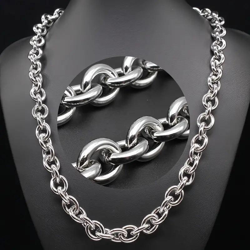 Stainless Steel Necklace/Bracelet Set - Rosmarray Collections, LLC.