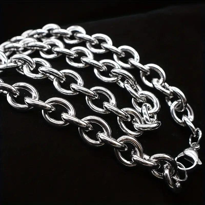 Stainless Steel Necklace/Bracelet Set - Rosmarray Collections, LLC.